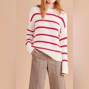La Ligne Marina Sweater Pink Stripe XS